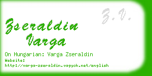 zseraldin varga business card